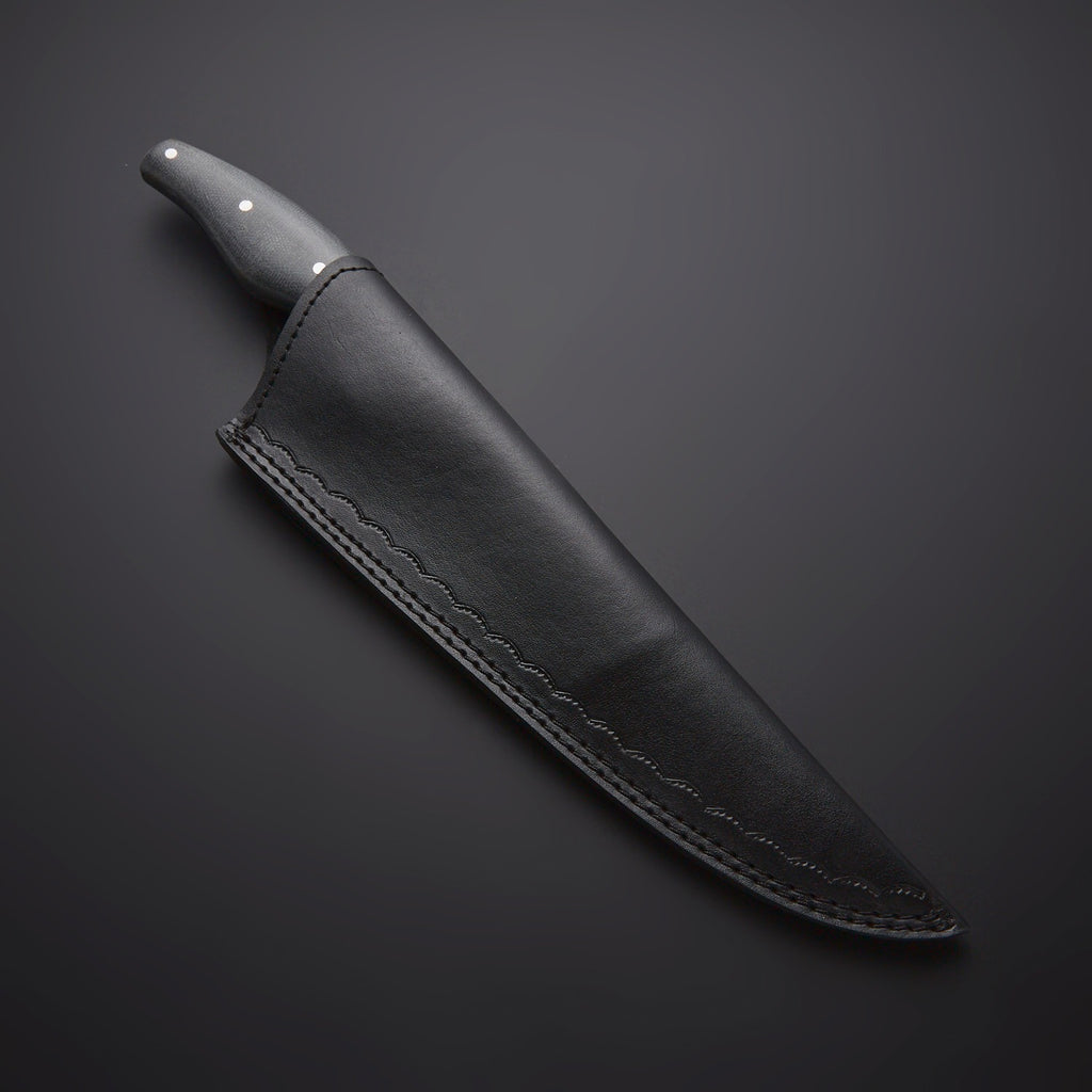 Premium Fixed Blade Chef Knife – Razor Sharp Kitchen Knife for Professional Cooking Meat Vegetables & BBQ Mastery