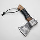 8 Throwing Axe – 1095 High Carbon Steel | Survival Hunting Hatchet with Ashwood & Leather Wrap + Leather Sheath