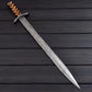 Epic Damascus Celtic Sword  Handmade Battle Ready Steel Blade  Viking Warrior Collector’s Must Have in USA