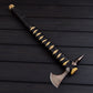 Viking Spike Tomahawk Axe  Ruthless Damascus Battle Axe for Warriors Camping & Survival  Epic Norse Weapon Collectible USA