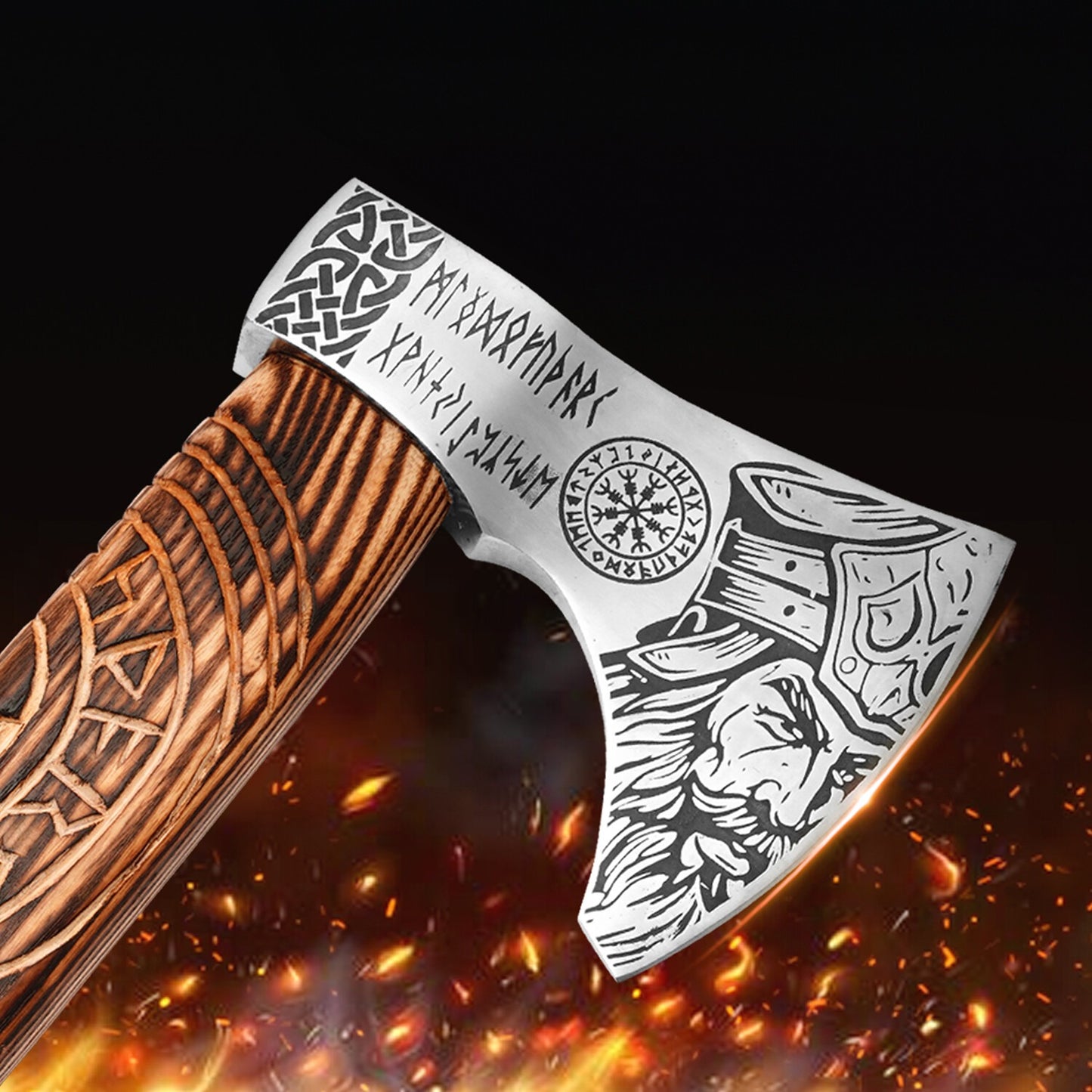 Handmade Damascus Steel Hunting Knife  20 Walnut Wood Handle Fixed Blade with Leather Sheath  Survival Camping & Collectors Must Have