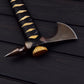 Viking Spike Tomahawk Axe  Ruthless Damascus Battle Axe for Warriors Camping & Survival  Epic Norse Weapon Collectible USA