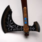 Ødger God of War Axe – Viking Battle Axe | Norse Mythology Collectible | Hand-Forged Warrior Weapon