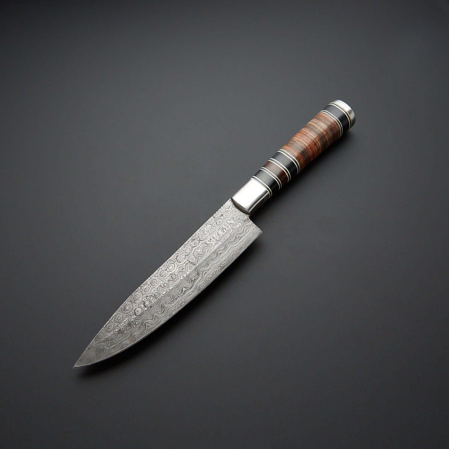 Bison Horn French Chef Knife 6.75″ Rare Razor Sharp & Handcrafted Luxury Blade Every Chef Wants