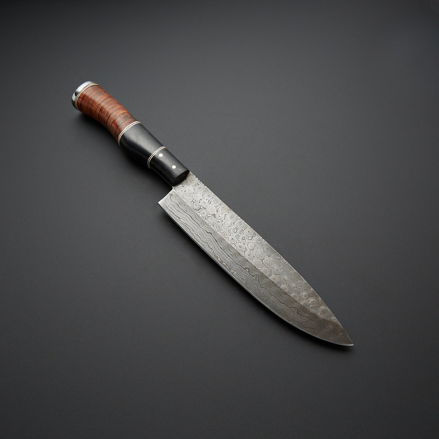 Premium Micarta & Leather French Chef Knife Unmatched Precision & Durability for Home Cooks and Professionals