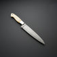 Premium Twist Damascus Santoku Chef Knife 7.25 Razor Sharp Bone Handle Pro Kitchen Essential USA
