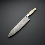 Twist Damascus Bone Santoku Chef Knife 8.75Ultimate Kitchen Upgrade for Precision & Durability