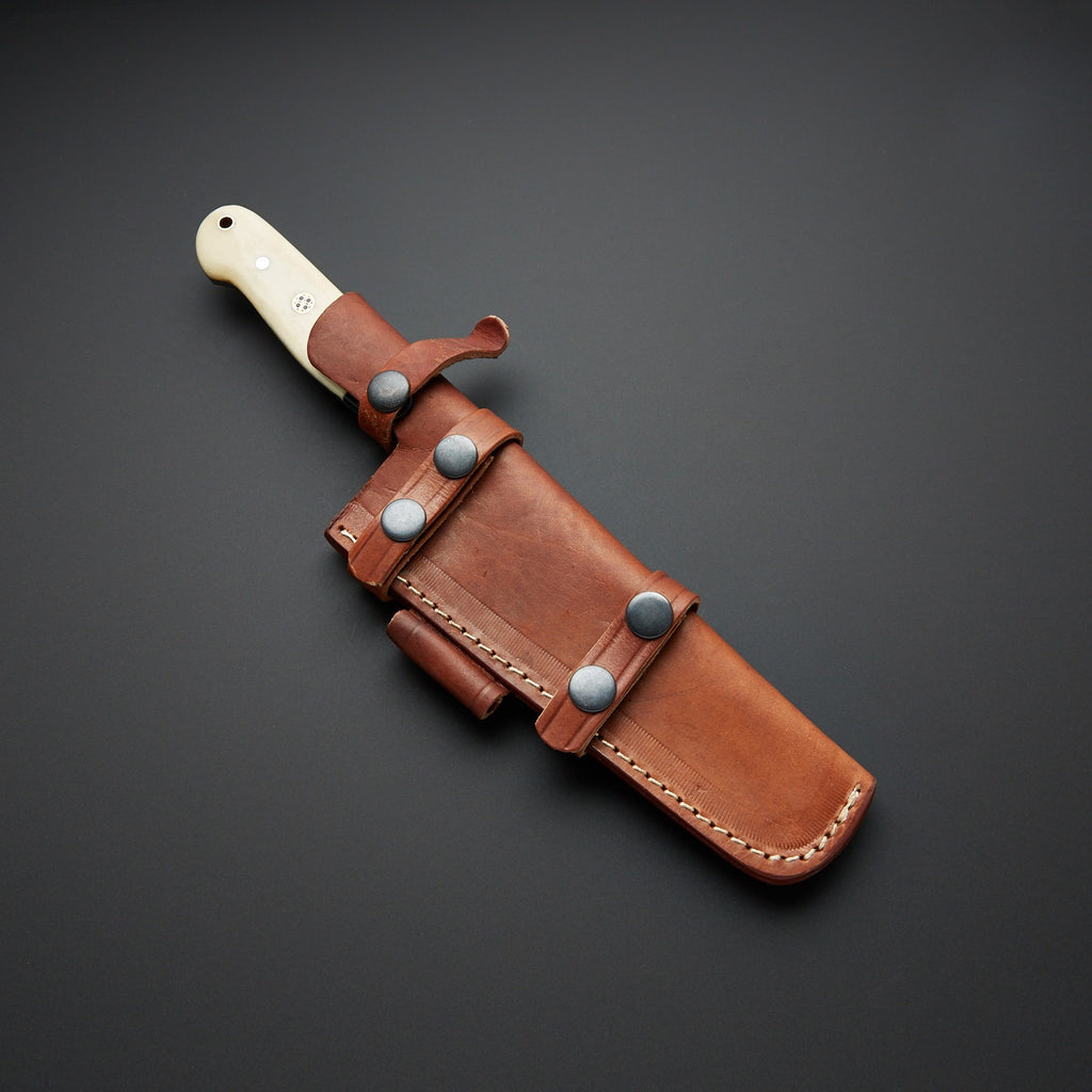 INSANE Bone-Crushing Horn & Walnut Deba Chef Knife  The Ultimate Japanese Kitchen Weapon