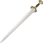 Fantasy Warrior Display Replica – Medieval Inspired Collectible with Wooden Plaque