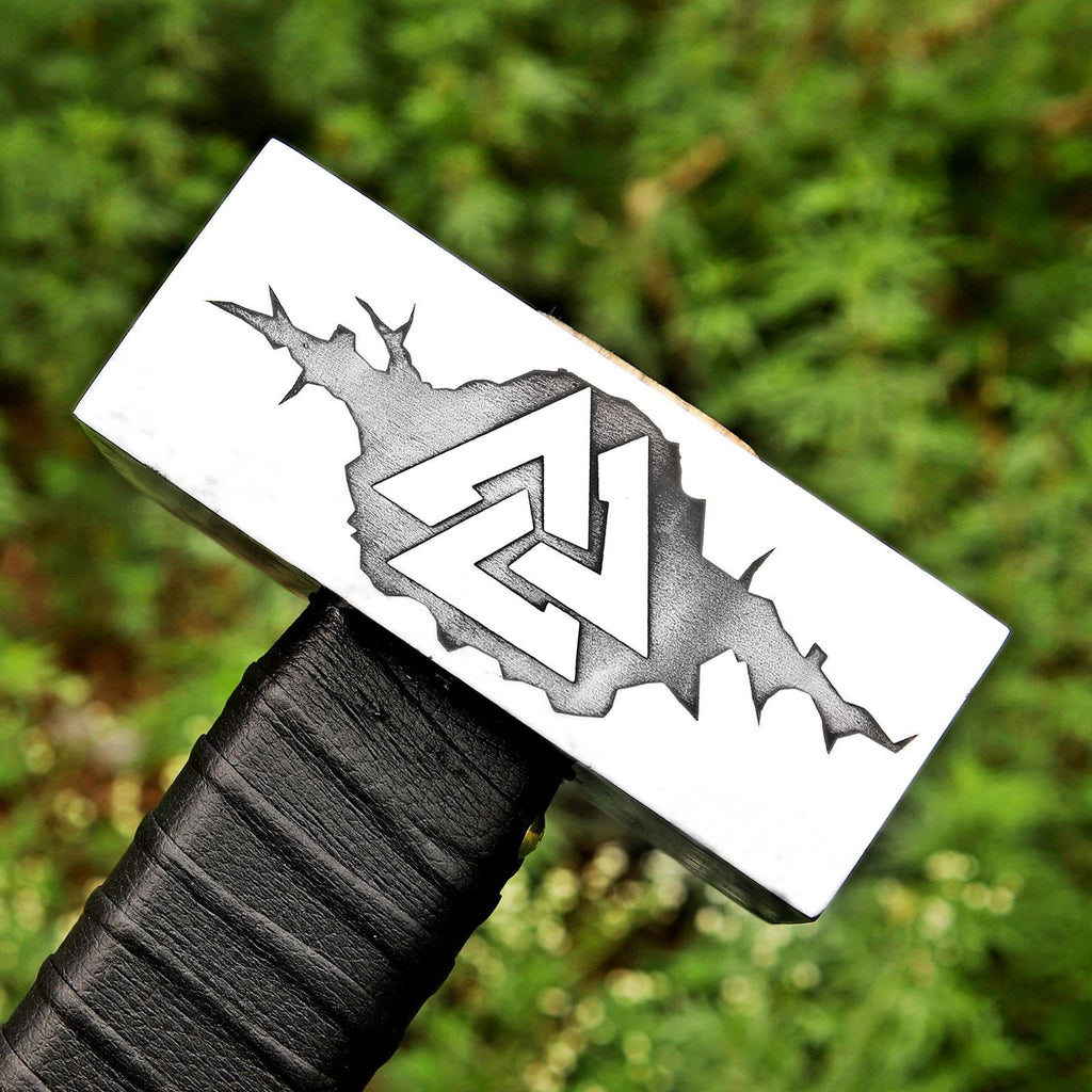 Hammer Handmade Norse Viking Blacksmith Hammer, Functional Viking Hammer Perfect Gift for Your Viking Lover's, Birthday Anniversary gift