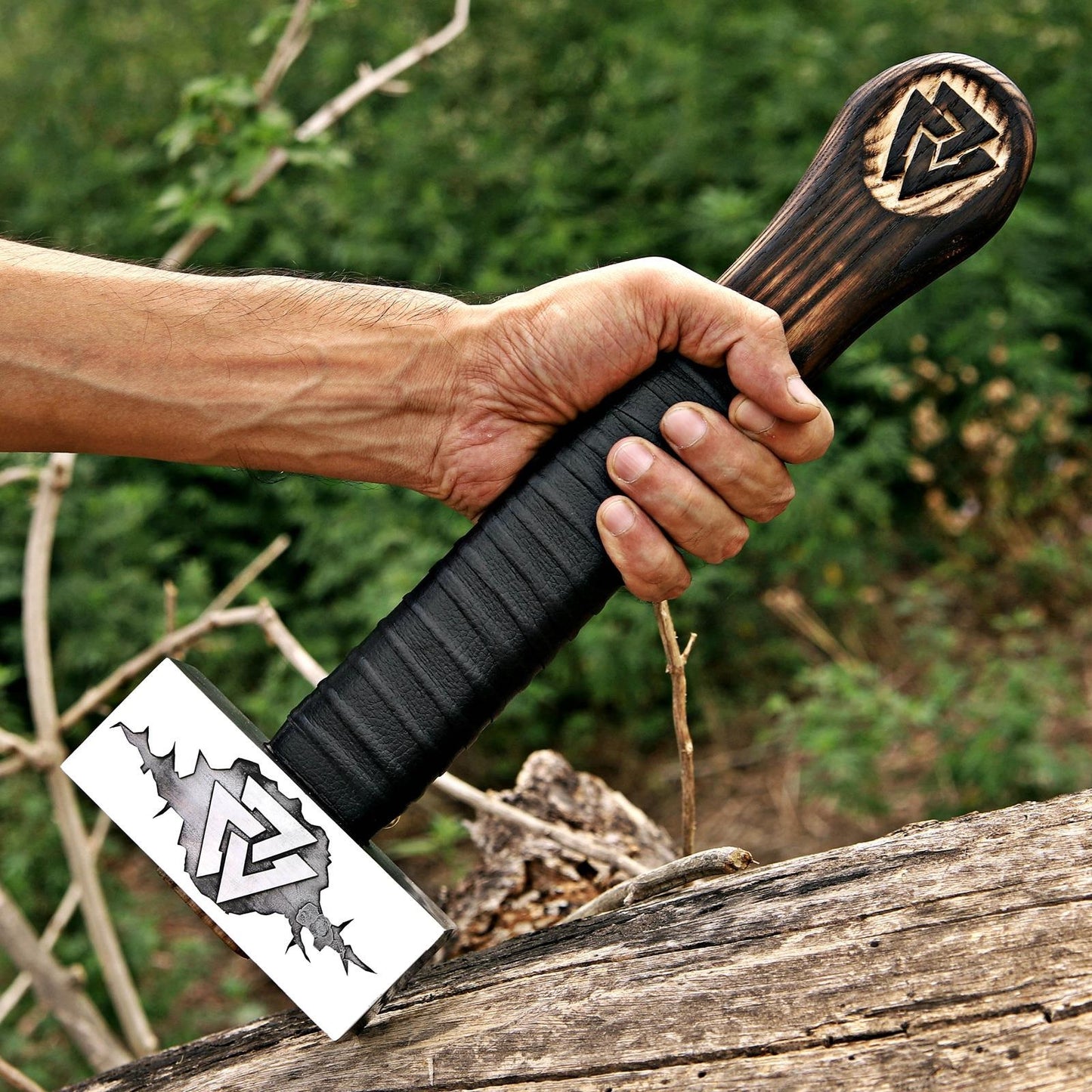 Hammer Handmade Norse Viking Blacksmith Hammer, Functional Viking Hammer Perfect Gift for Your Viking Lover's, Birthday Anniversary gift