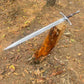 Hand-Forged 36 High Carbon Steel Decorative Sword with Rosewood Handle  Includes Scabbard or Leather Cover