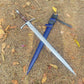 Hand-Forged 36 High Carbon Steel Decorative Sword with Rosewood Handle  Includes Scabbard or Leather Cover