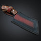 Serbian Style Damascus Steel Chef Knife with Rosewood Handle – 10" Overall Length