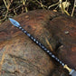 30" Hand Forged Rustic Steel Hunting Spear with Leather Sheath
