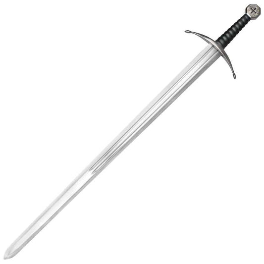 Crusader Style Decorative Display Replica – Medieval Inspired Collectible with Wooden Plaque