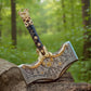 Premium Viking Thor Hammer – Gold-Plated Mjolnir Replica | Norse Mythology Cosplay & Collectible