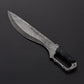 Handmade Damascus Steel Kukri Knife Tactical Survival Machete with Finger Guard Handle