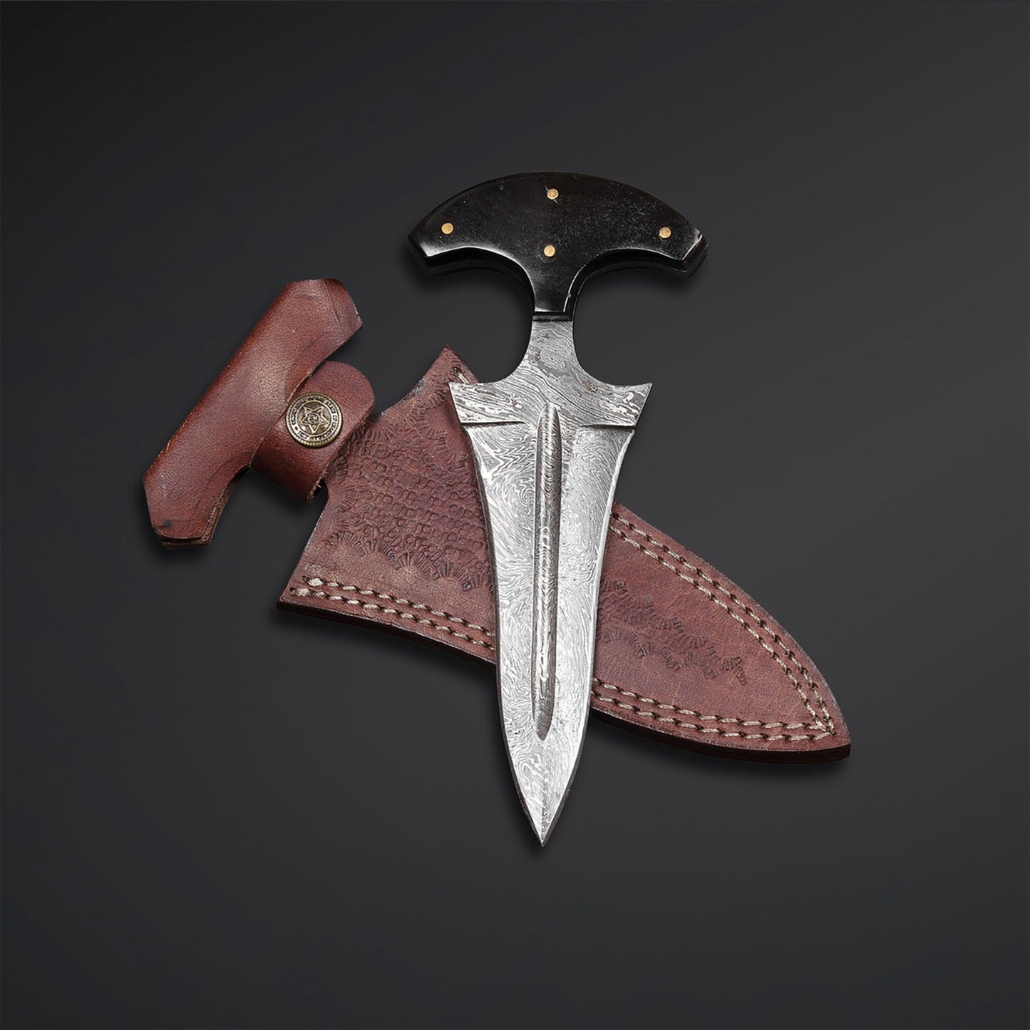 Ultimate Push Dagger Knife – Tactical Self Defense Blade | EDC Concealed Carry Survival Knife USA