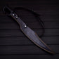 Black Oxide Stainless Steel Sword – 32.5 Full Tang Battle Ready Collectible with Leather Sheath