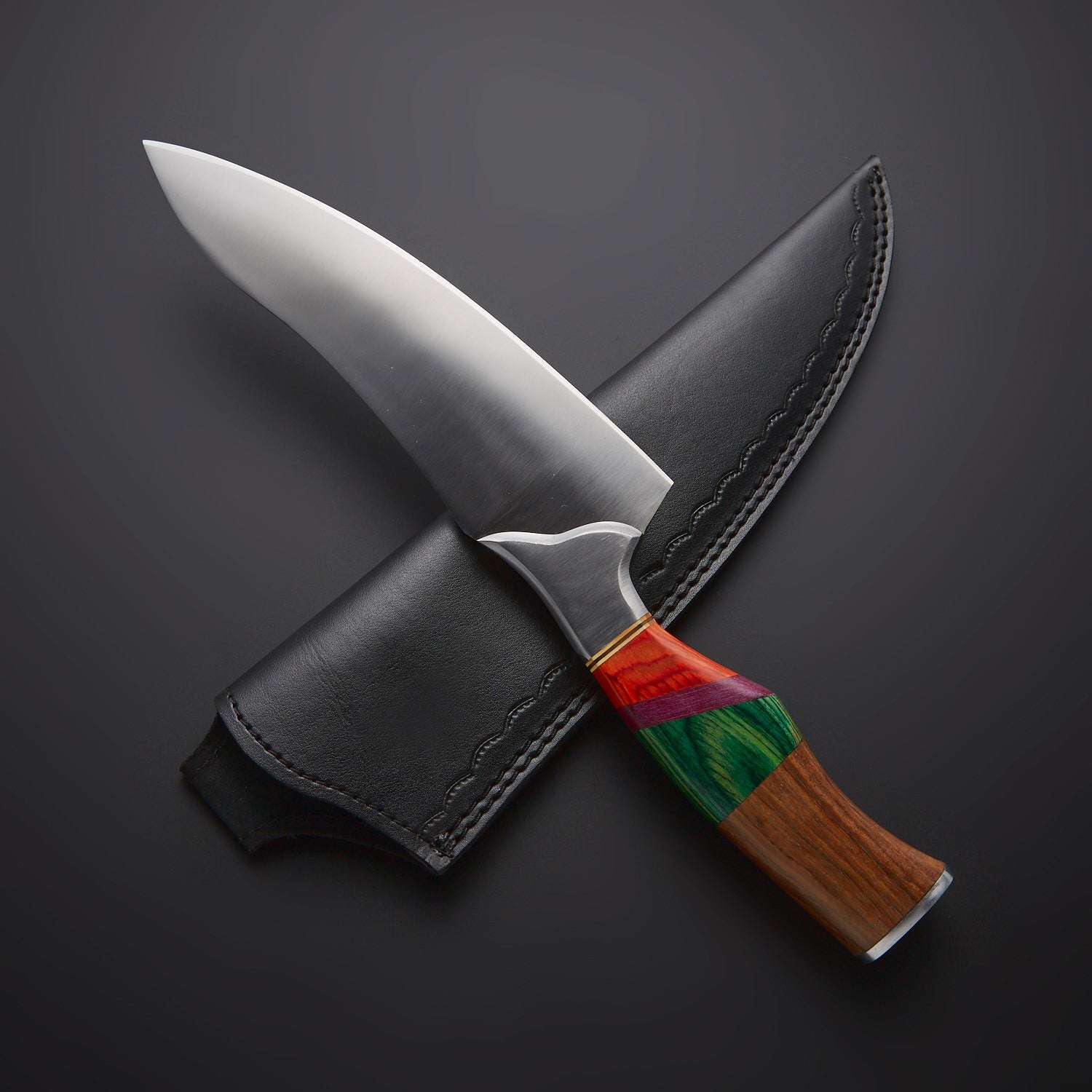 Premium Fixed Blade Chef Knife – Razor Sharp Kitchen Knife for Professional Cooking Chopping & Slicing | Ultimate Culinary Tool