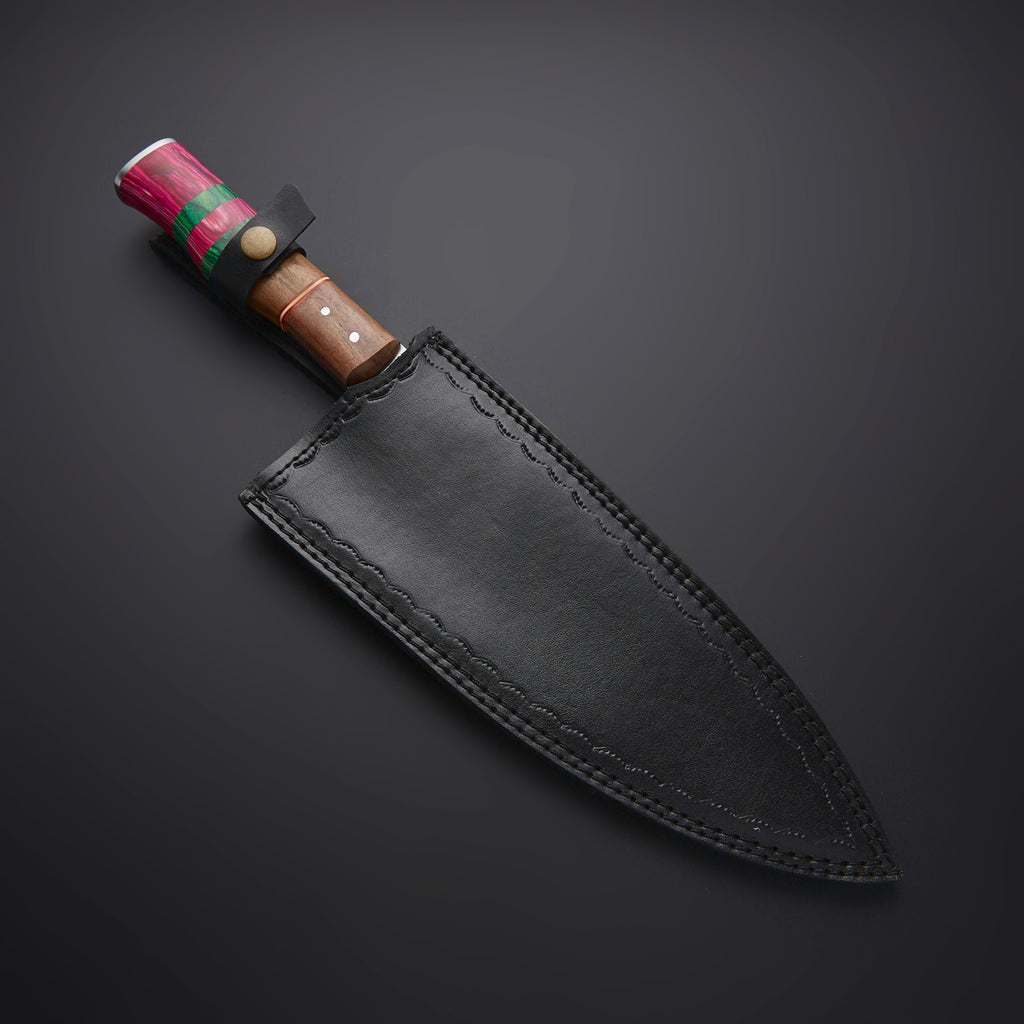 Premium Fixed Blade Chef Knife – Razor Sharp Kitchen Knife for Home & Pro Chefs | High Carbon Steel Cooking Essential